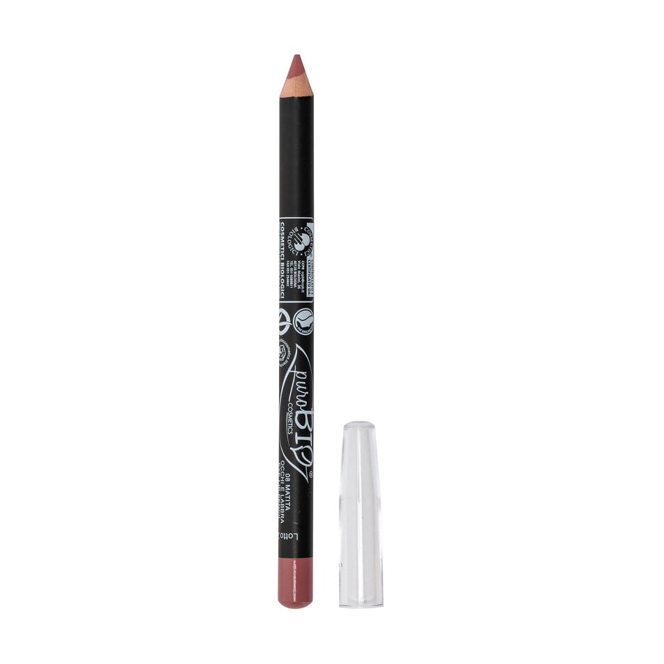 Олівець для губ та повік PuroBio Cosmetics Lip &amp; Eye Pencil 08, 1.3 г